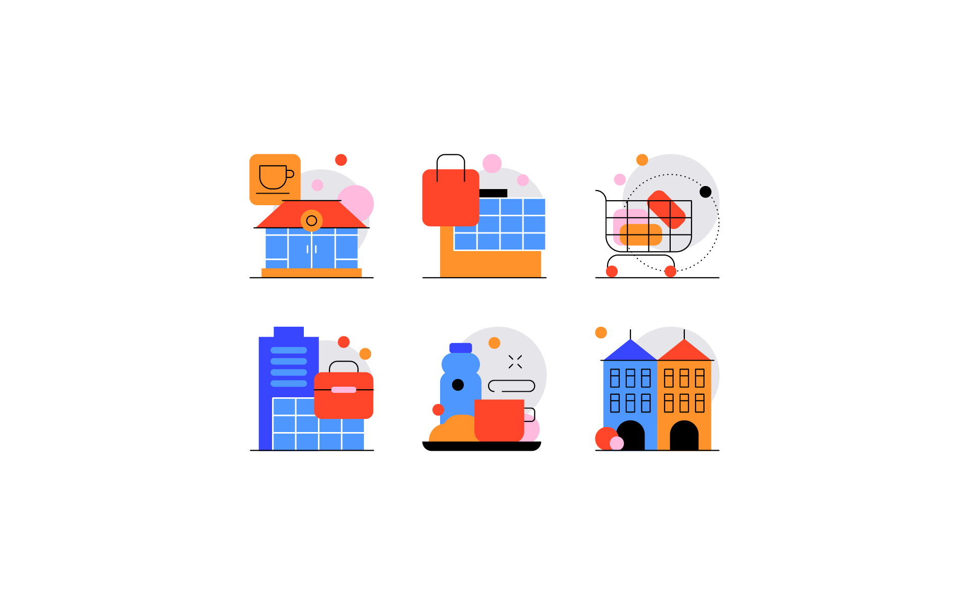 City guide :: Graphic Set adobe illustrator app icons artwork digital illustration doodle editorial illustration flat flat design flat icons geometric graphic pack icon icon pack iconography illustration infographic icons set spot illustration vector illustration web illustration