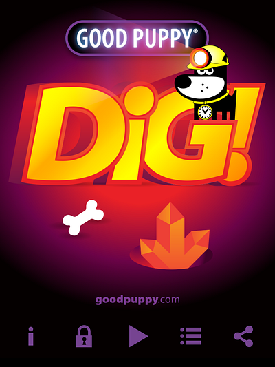 Good Puppy Dig android animation app development graphic design ios ui ux