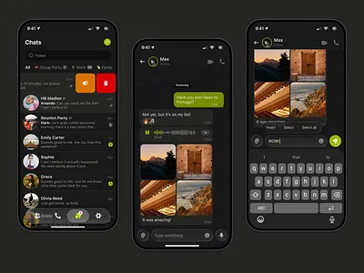 Chat app chat communication ios messaging app social app