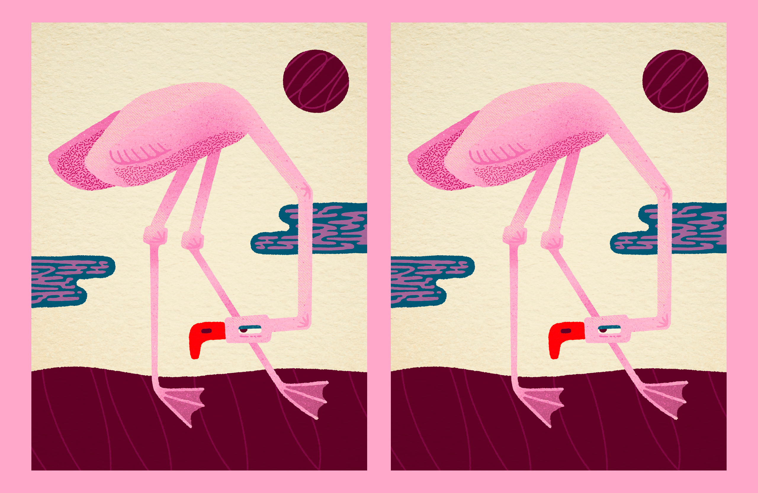 Example of 3 Custom Spot Illustrations (Procreate)