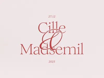 Wedding Video Title branding design graphic design layout typography