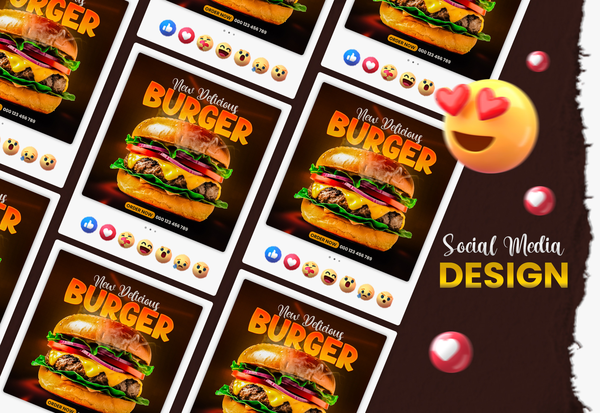 Food Social Media Post Design branding creative design digital art dribbble showcase food content food design food graphics food illustration food photography foodie graphic design instagram post logo marketing design menu design restaurant design social media design social media marketing visual design