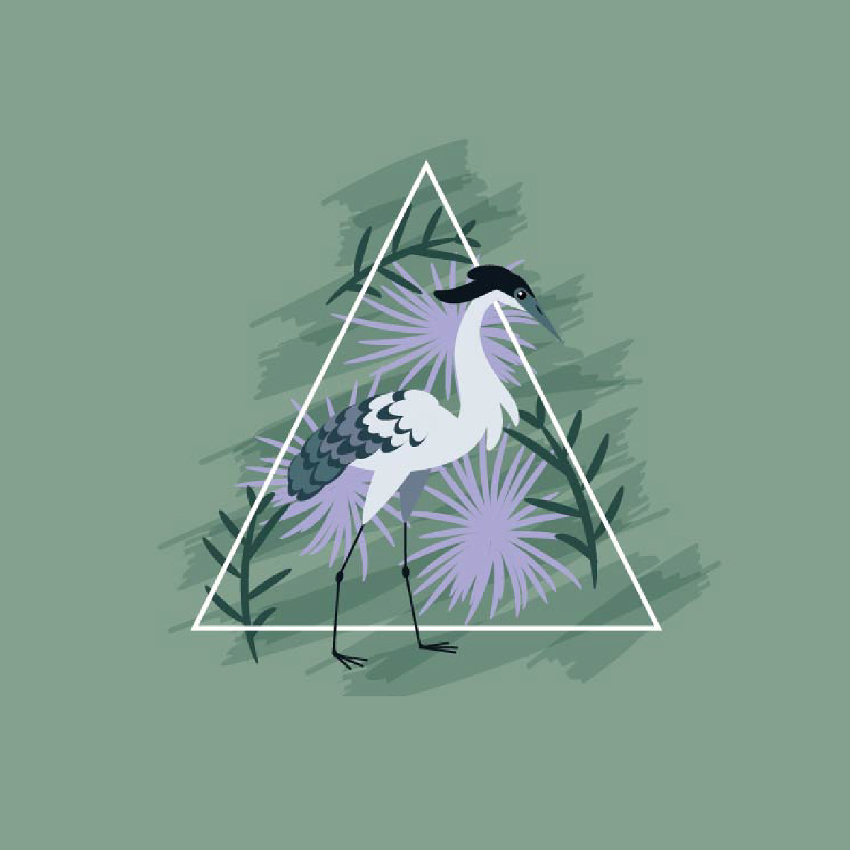 Heron Vector Illustration