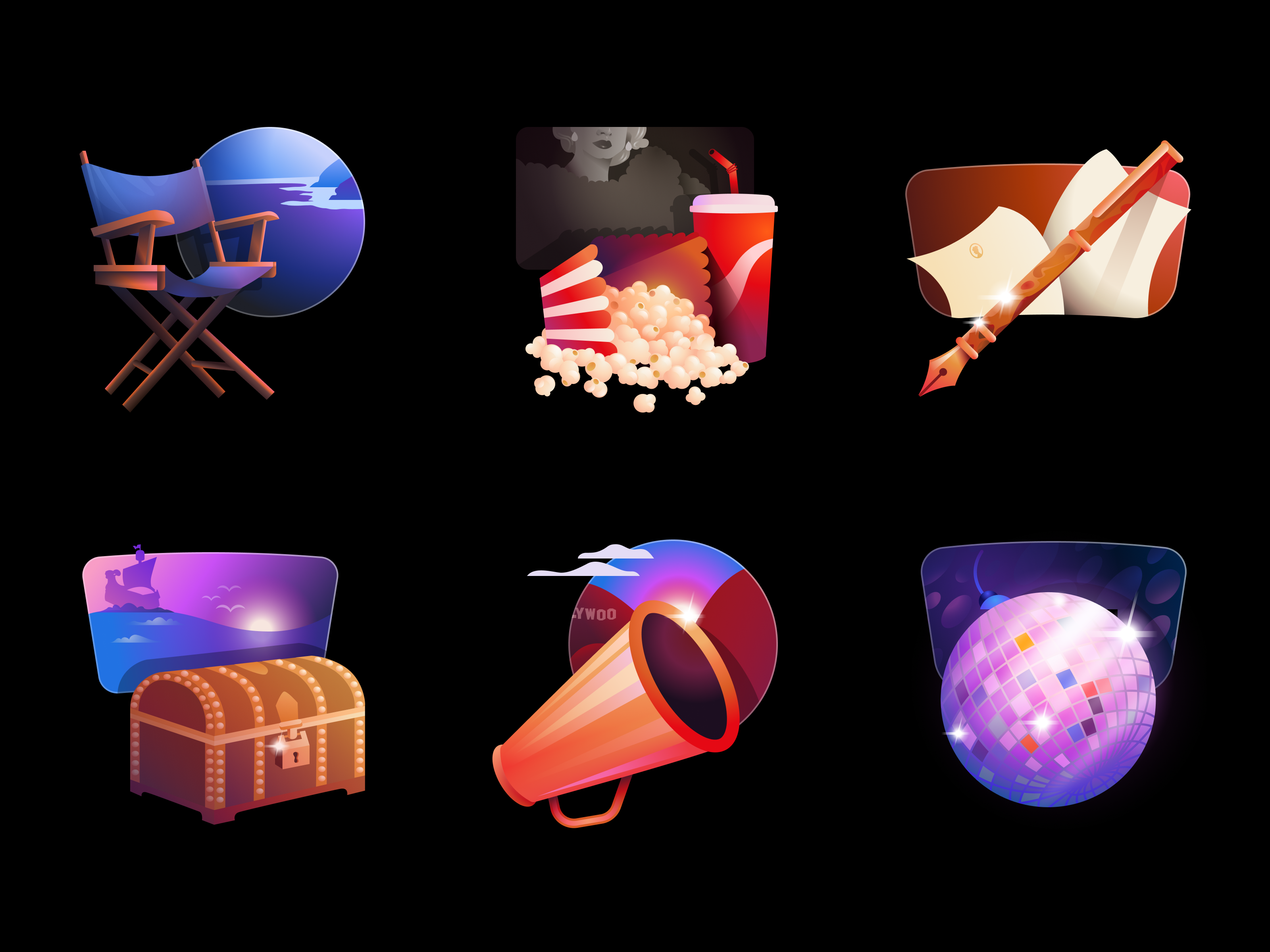 Netflix Spot Illustrations