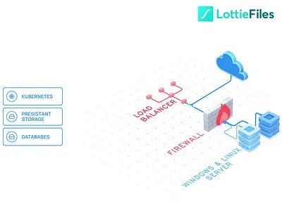 Lottie animation/web animation_Xelon network 2d adobe after animation effects graphic design lottie motion motion graphics vialex