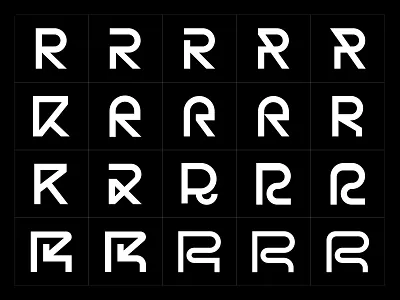 A Bunch of R arrow logo iconic lettermark logo logo design logo designer logo sketch mark r logo typographic wordmark