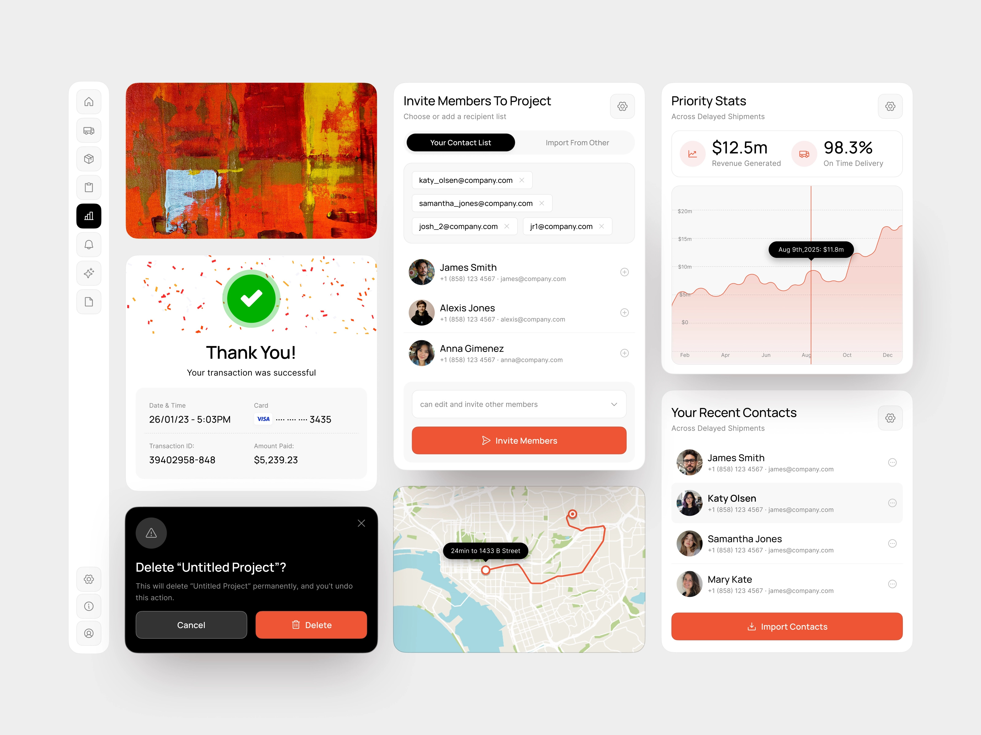 Supply Chain SaaS UI Kit