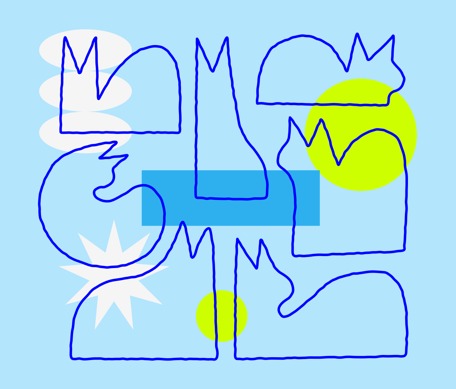 CATS! character female figma graphic design illustration illustrator scene texture vector