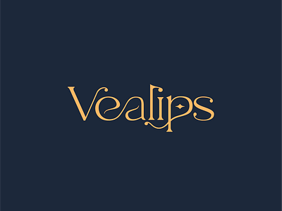 Vealips a logo branding design logo logo design vealips