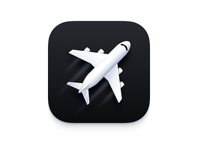 Flighty icons app icon app store icon branding design flight flighty icon ios app icon ios icon iphone logo macos icon plane sketch ui vector