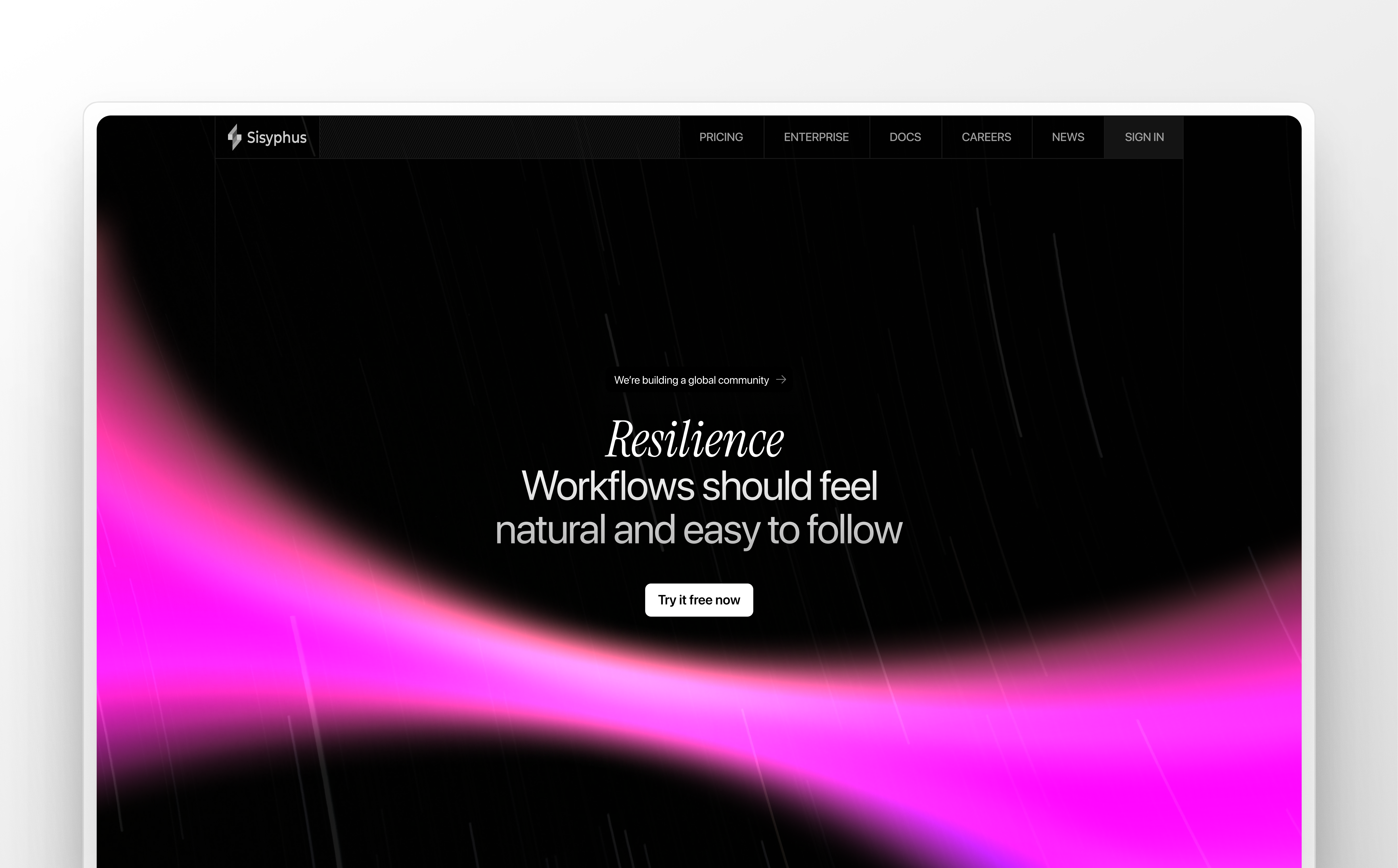 AI Workflow Platform - Hero Exploration ai web design branding gradient design hero design hero section hero section design ui ui ux ui ux design web design website design