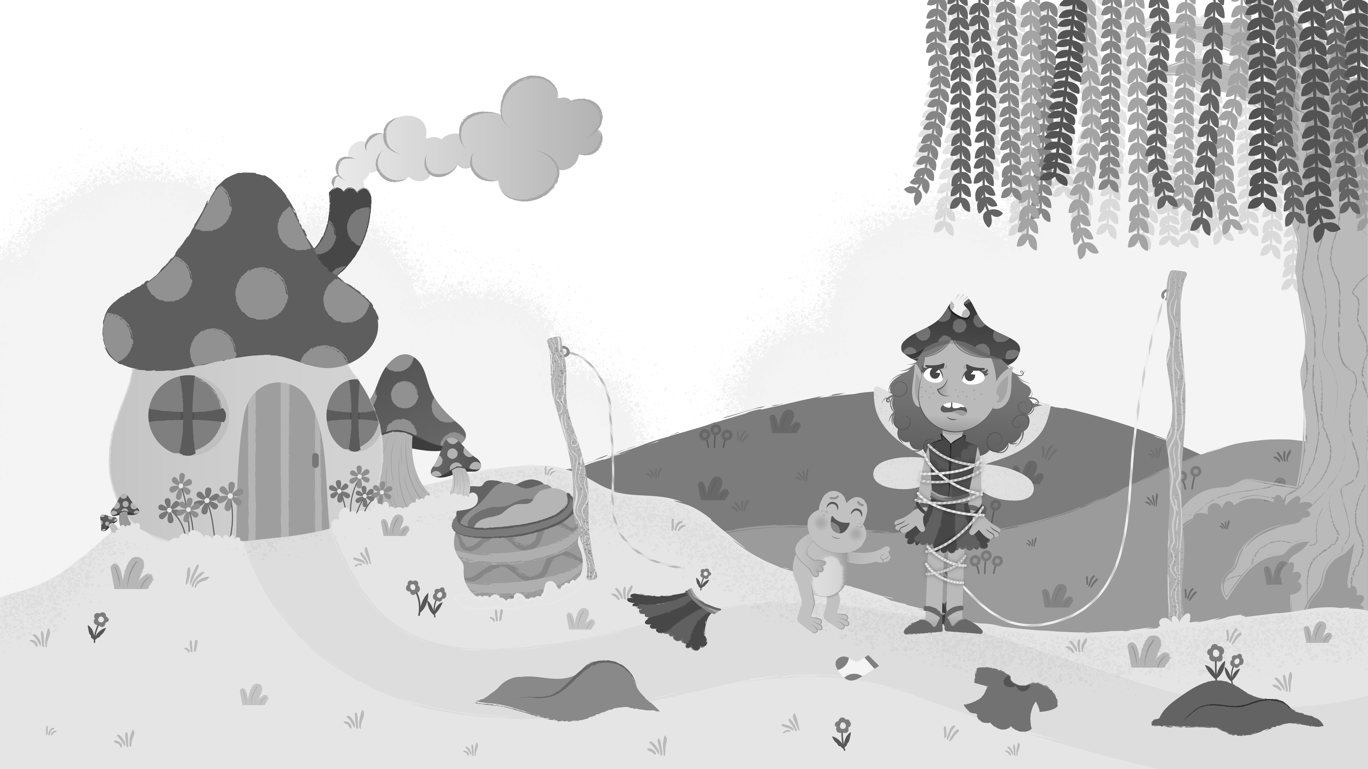 Example of Children Editorial Illustration