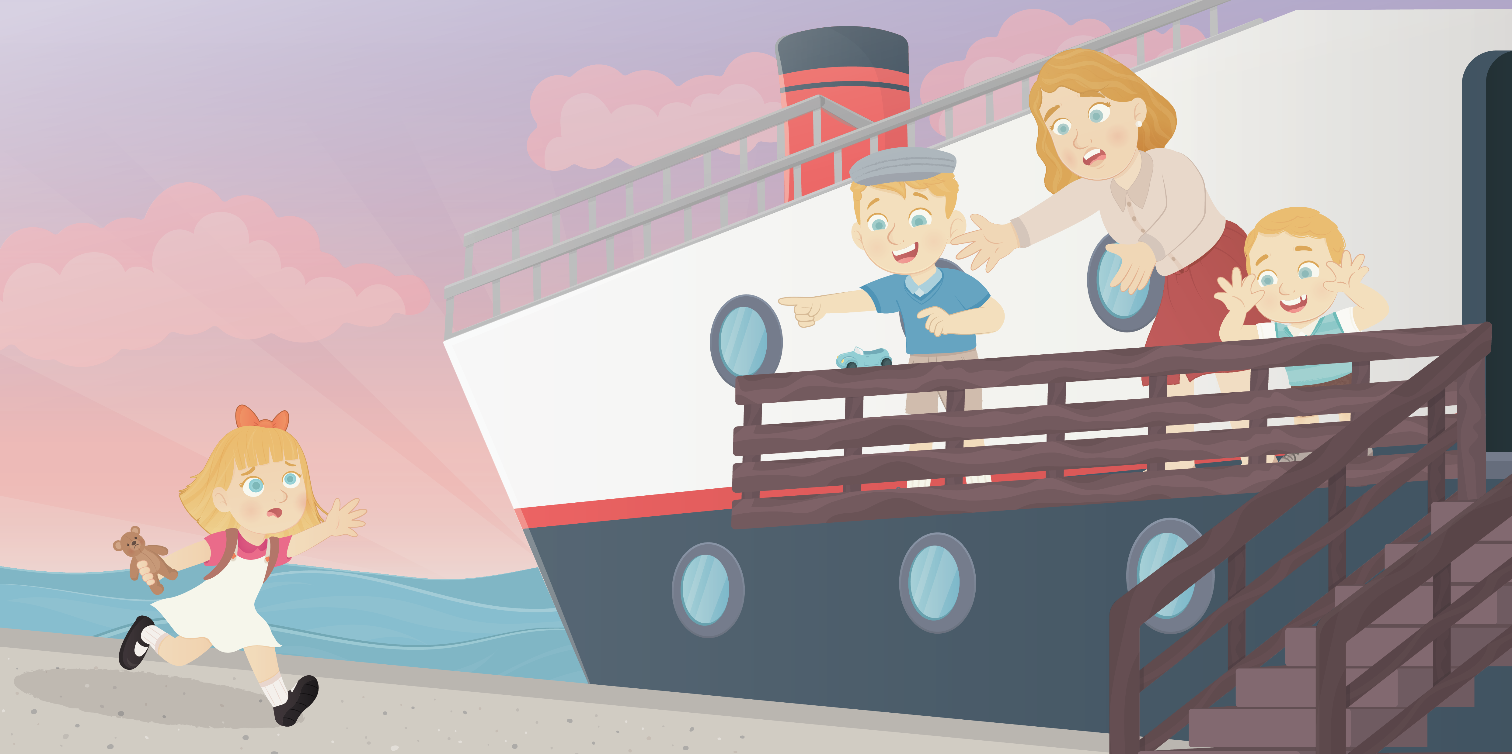 Example of Children Editorial Illustration