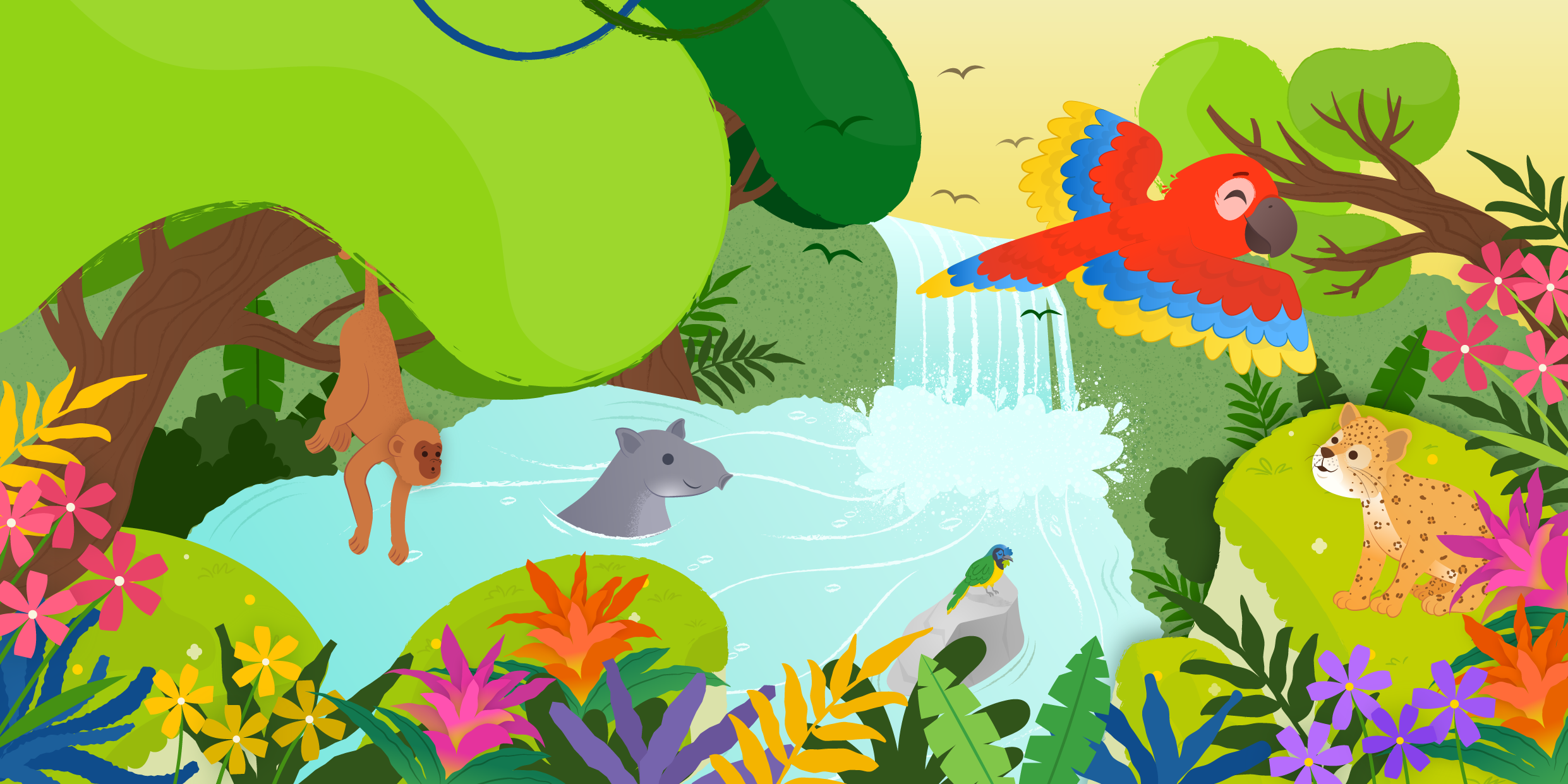 Example of Children Editorial Illustration