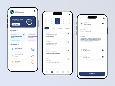 To do App Concept app appdesign task todoapp ui ux