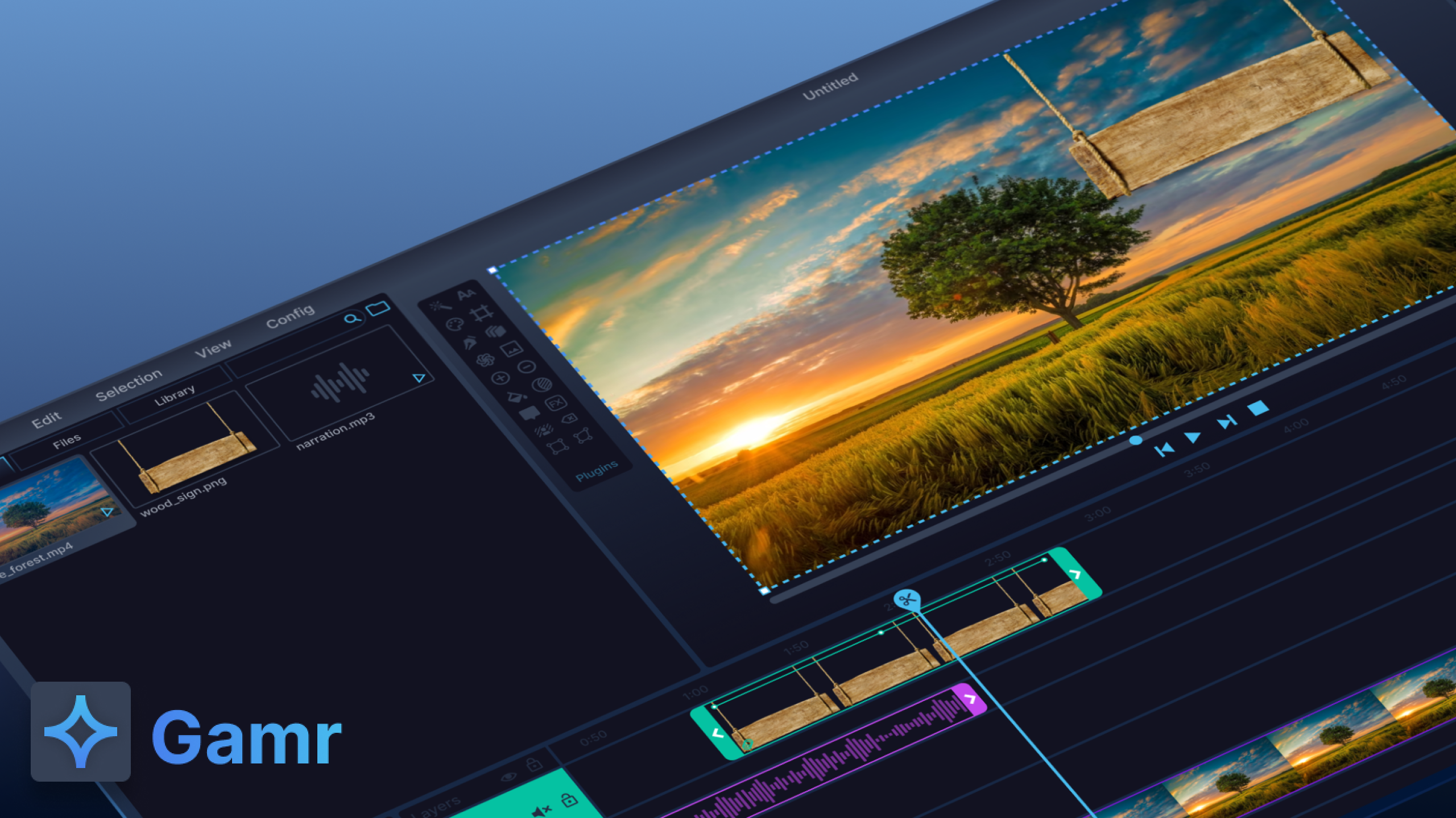 Gamr: AI-Powered Video Editing Concept branding concept figma graphic design landing page logo software ui ux video editing