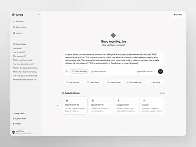 AIVORA - AI Assistant Web App UI ai assistant ai assistant ui ai chat ai chatbot ai dashboard ai interface ai product ai saas ai ux ui ai web app assistant app chat interface conversation ui dashboard ui figma modern ui product design saas ui ui kit web app ui