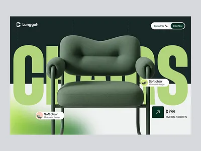 Lungguh - Furniture Chair eCommerce amazon chair company digital ecommerce framer furniture landing marketing online page products shop shopify store ui webflow website wordpress
