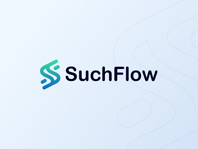 SuchFlow - modern, minimalist letter S and F logo design. a b c d e f g h i j k l m n best logo branding consult ecommerce fintech gradient identity letter f logo letter mark letter s logo logo logo design logo mark modern logo monogram o p q r s t u v w x y z popular logo software symbol