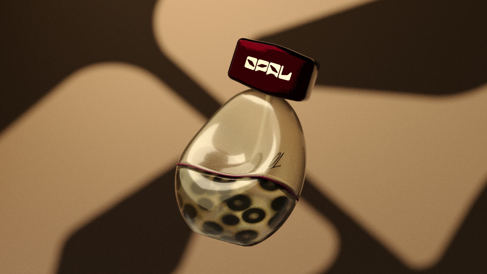 OPAL 3d artdirection beauty blender branding cosmetic creative logo industrial design logo logo mark luxurybranding minimal logo perfume product design productrender