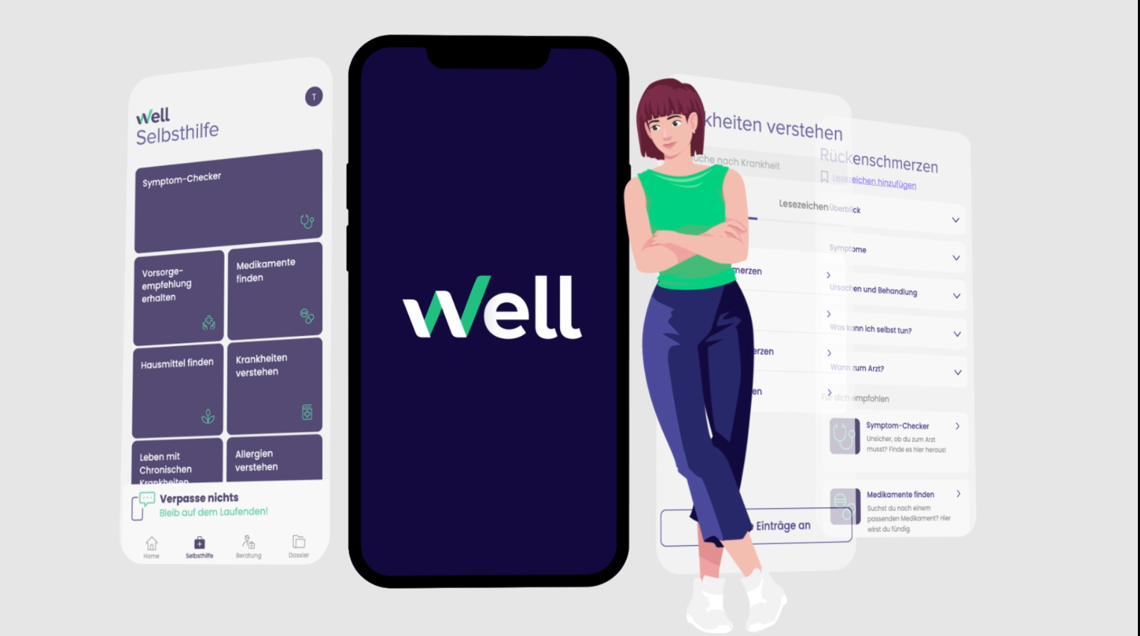 MOTION GRAPHIC_WELL 2d animation 2d motion animation animator branding clean animation clean logo design art flat design logo motion motion 2d motion graphics ui