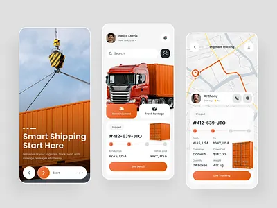 Velotra - AI Logistics Delivery Mobile App ai app clean delivery logistics map mobile app modern operations product design real time saas shipping startup supply chain tracking transport ui ux workflow