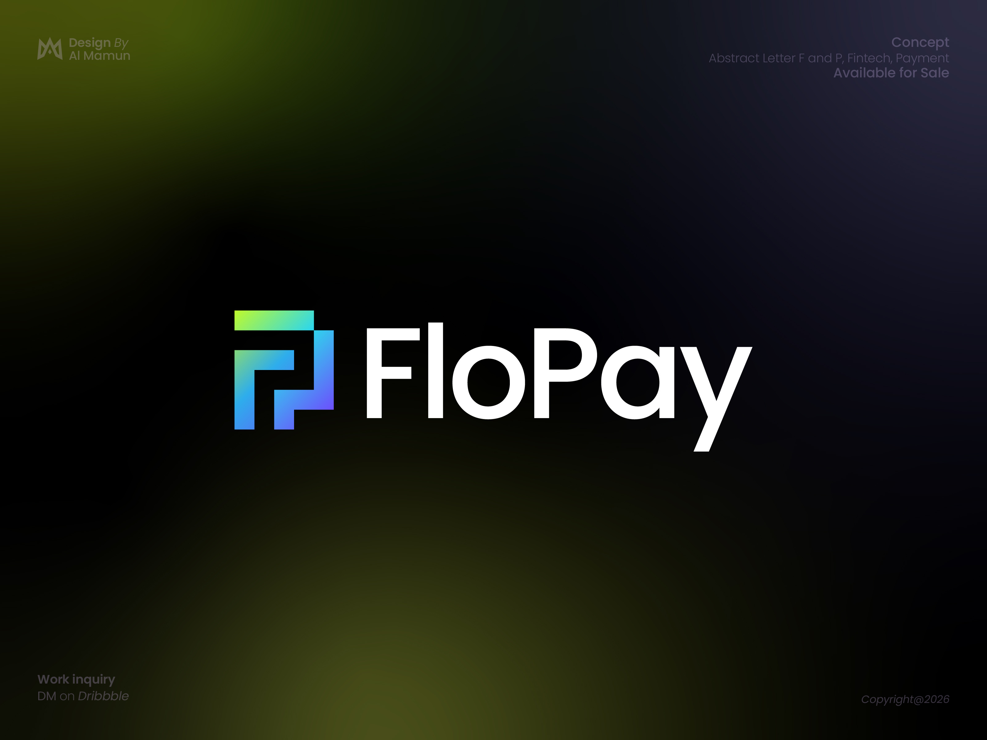 Abstract Letter F and P, Fintech, Payment Logo Concept branding data finance fintech identity letter f letter p logo logo design logo designer logo icon logo mark logo type modern logo money payment symbol tech technology timeless