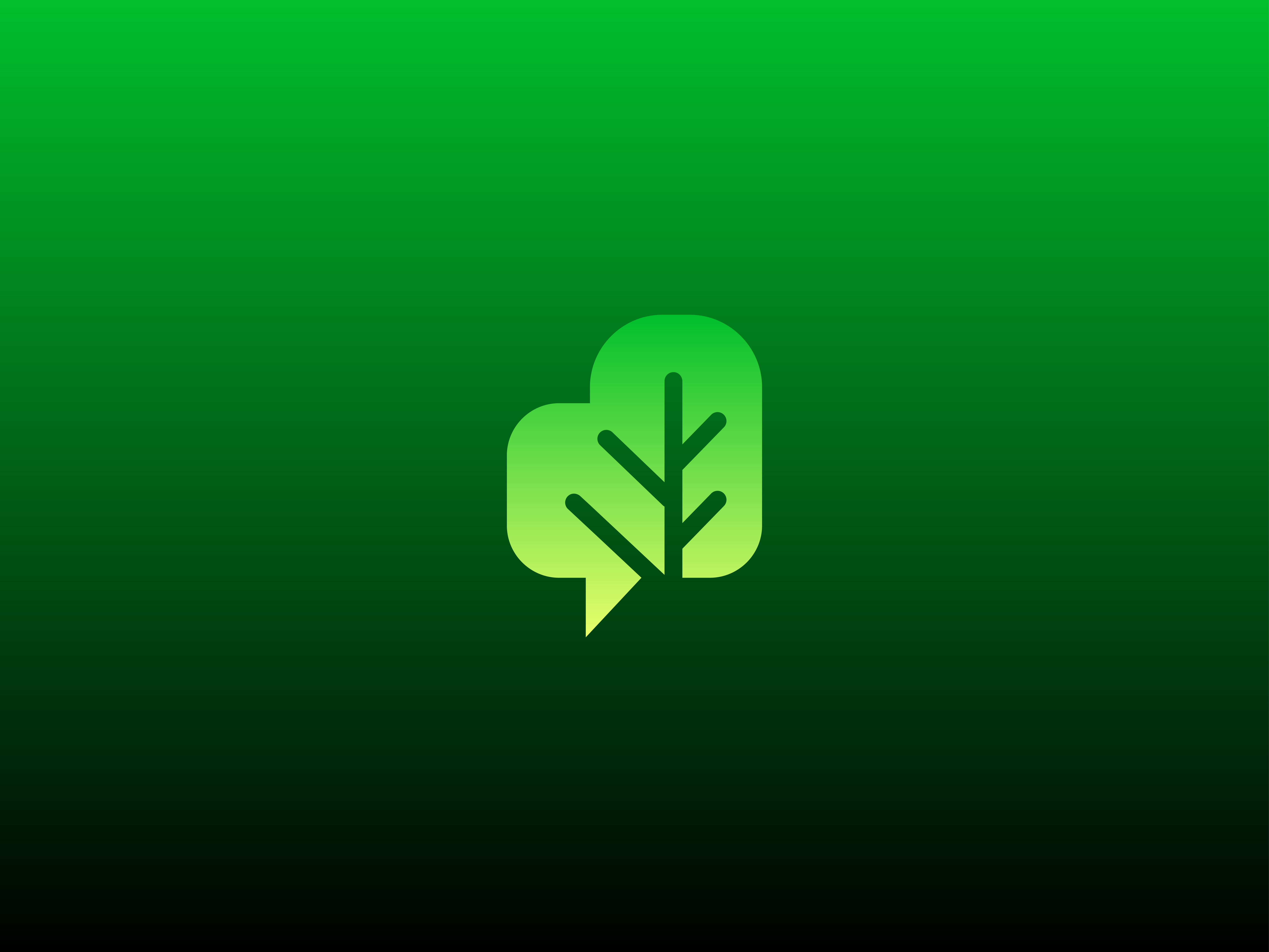 Creative Chat Logo Design abstract logo branding chat logo design gradient logo graphic design illustration letter logo logo logomark media logo modern logo nature logo tree logo trendy logo typography ux vector