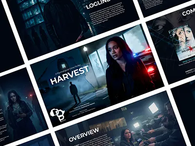 Harvest | Film Pitch Deck Presentation 3d adobe illustrator adobe photoshop animation branding creative presentation design film film pitch deck graphic design illustration movie movie pitch deck pitch deck pitch deck design powerpoint powerpoint presentation series pitch thriller ui