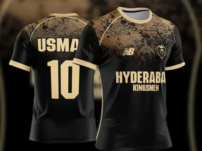 Hyderabad Kingsmen 2026 Home Kit Jersey Vector Design apparel design branding design digital art graphic design illustration jersey design logo mockup sports apprel sports branding ui ux vector vector art vector design vectorsarena
