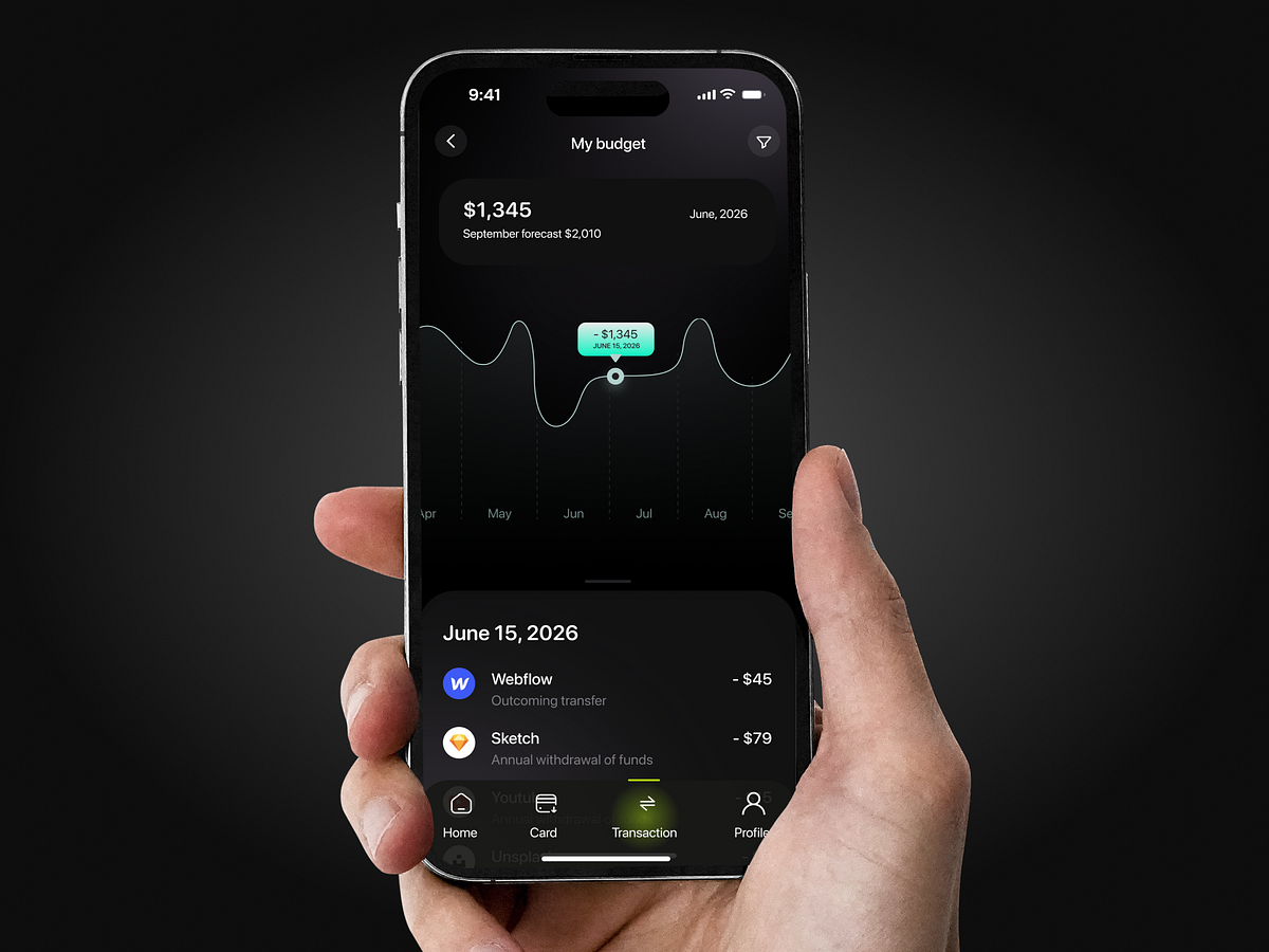 Smart Finance Mobile App UI/UX Image 2
