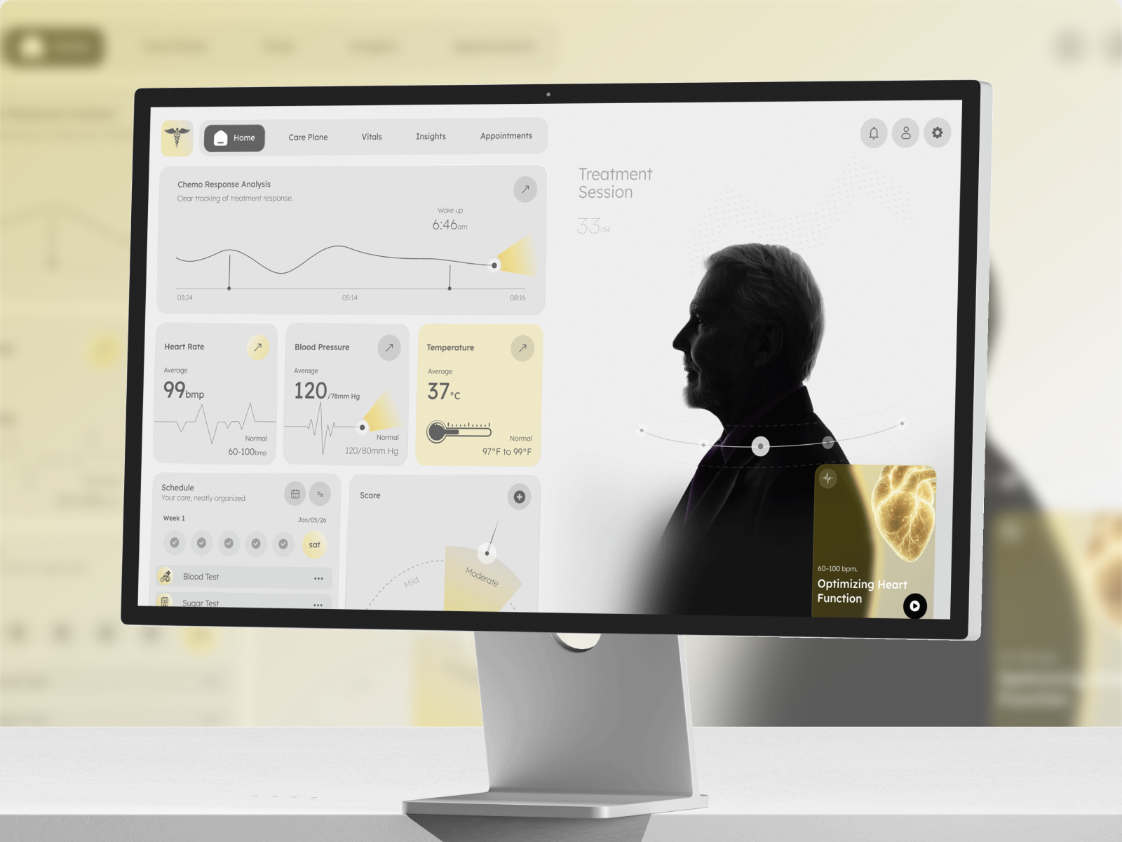 🫀 Healthcare Analytics Dashboard – UI/UX Exploration adminpanel dashboarddesign datavisualization digitalhealth glassmorphism healthanalytics healthcare healthtech interactiondesign medicaldashboard minimaldesign moderndesign patientmonitoring saasdesign ui uidesign uxdesign