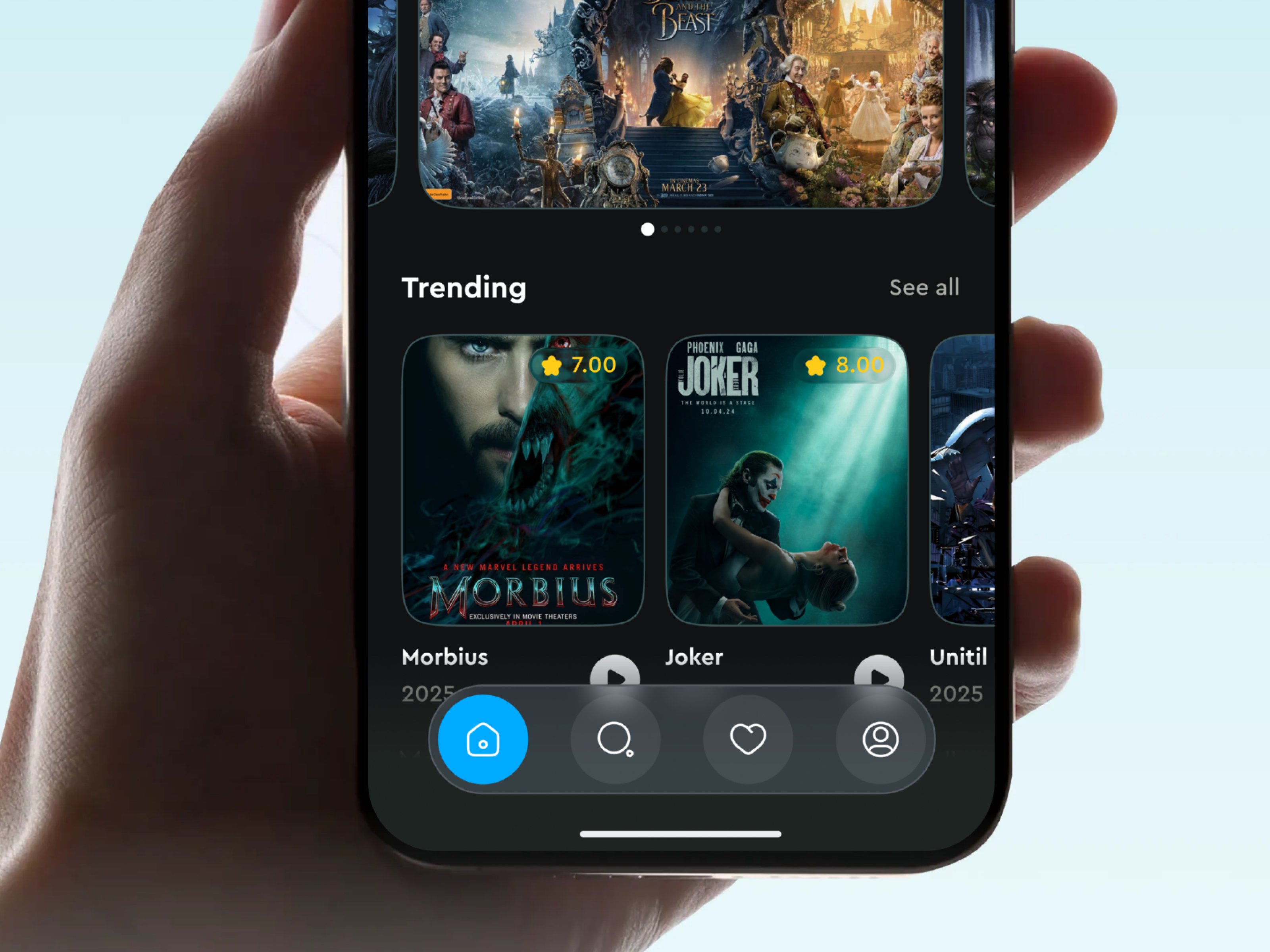 Movie Streaming Platform Mobile App app design app interface application ui best ui mobile app design mobile app ui mobile ui modern app ui modern ui streaming mobile app streaming platform ui design ui ux ui ux design