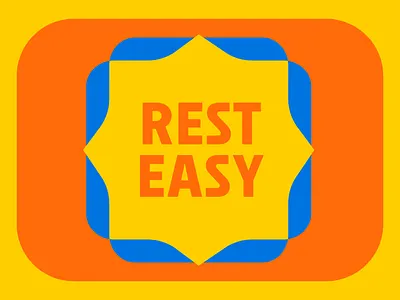 rest easy color fun relax rest retro sun sunshine travel vacation weather