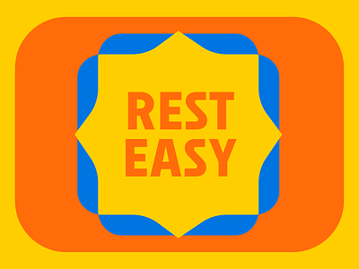 rest easy color fun relax rest retro sun sunshine travel vacation weather
