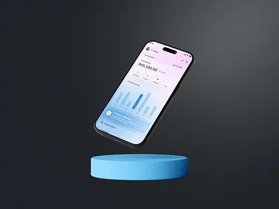 Finance App - AI Portfolio Tracker app app design application finance finance app finance app ui fintech ui mobile app portfolio tracker stock market app tracker app ui