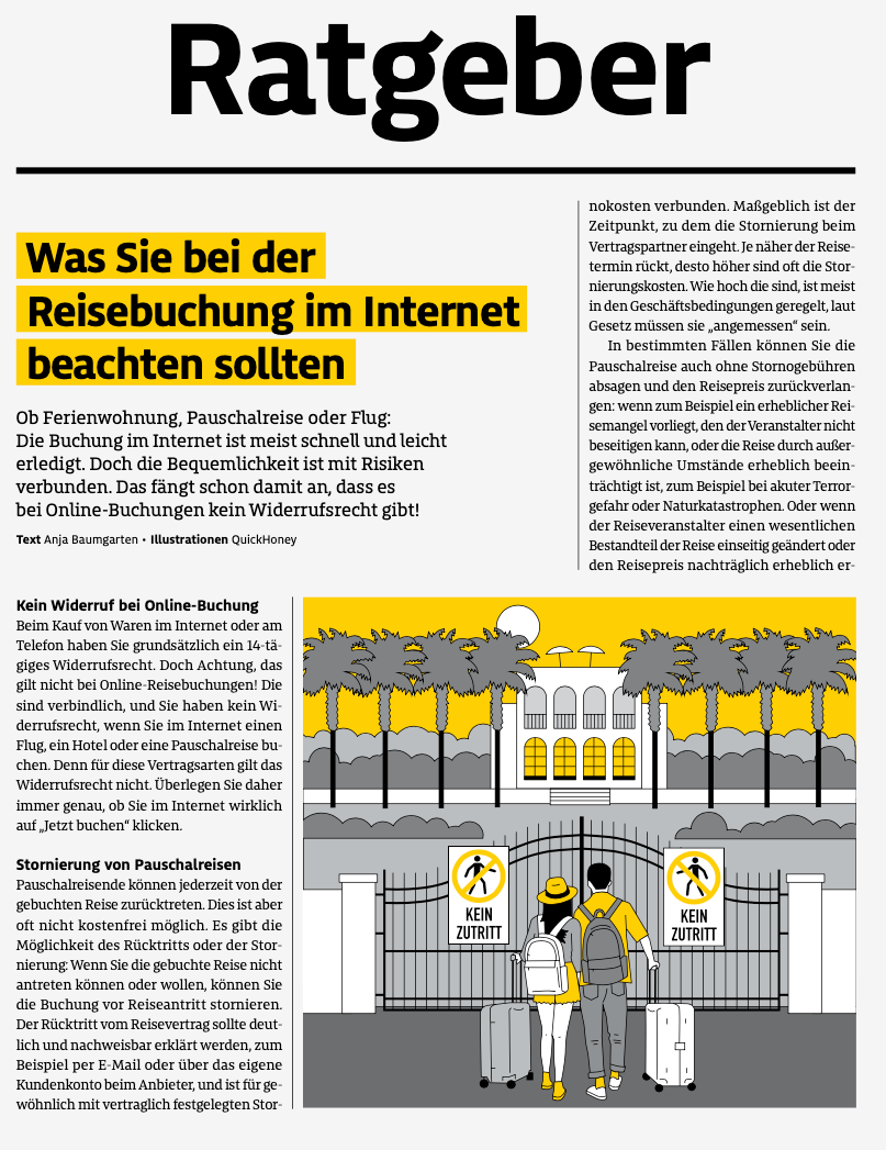 adac mag design editorial illustration instructions line art quickhoney