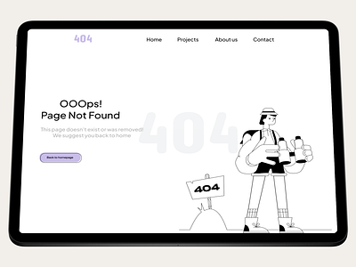 404 Page Not Found 404 app bestdesign branding design illustration mobile notfound ui user interface ux vector