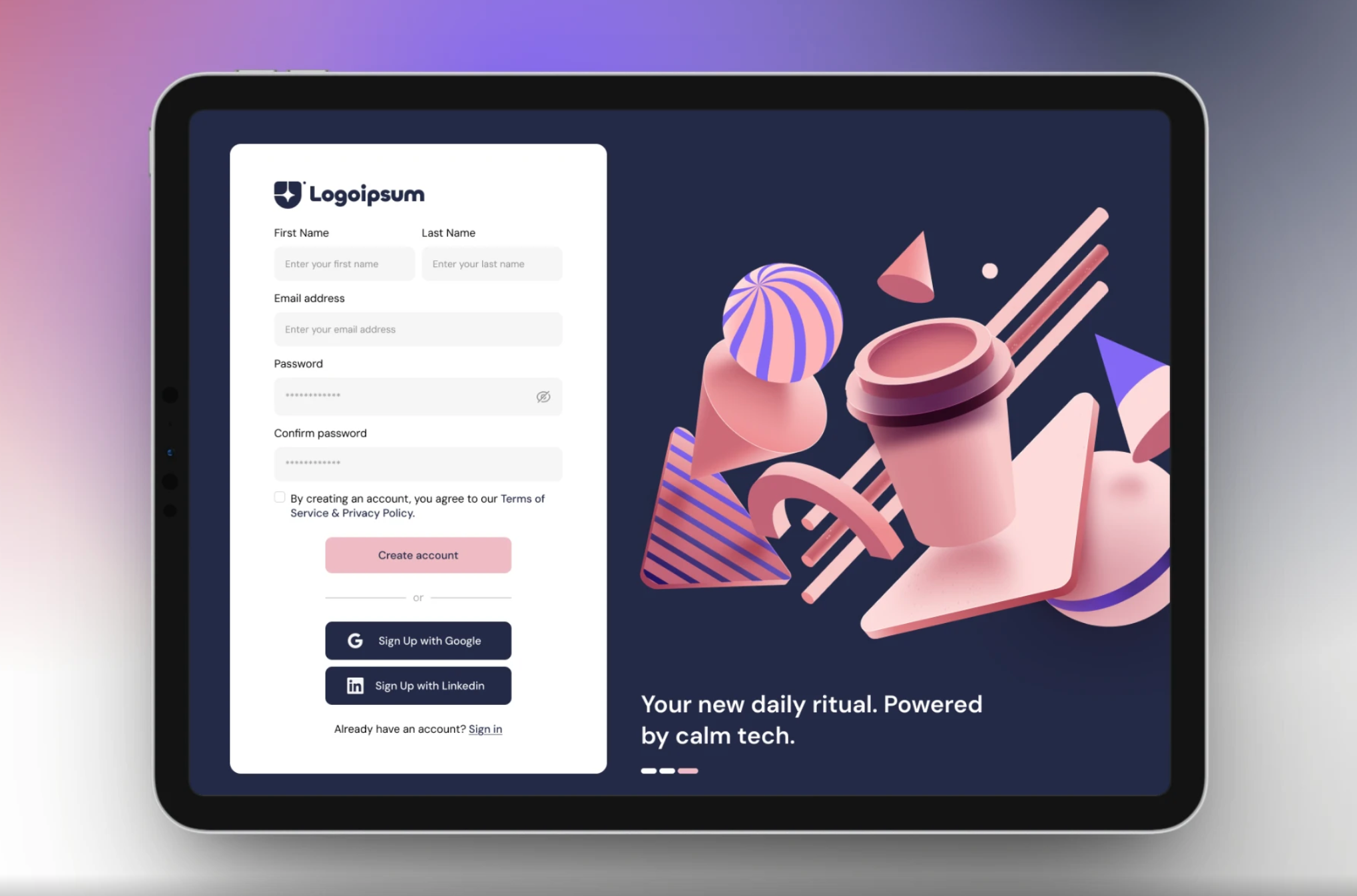 Sign Up Page Concept design inspiration e commerce figma figma design inspiration inspo register inspiration register page signup design ui user interface