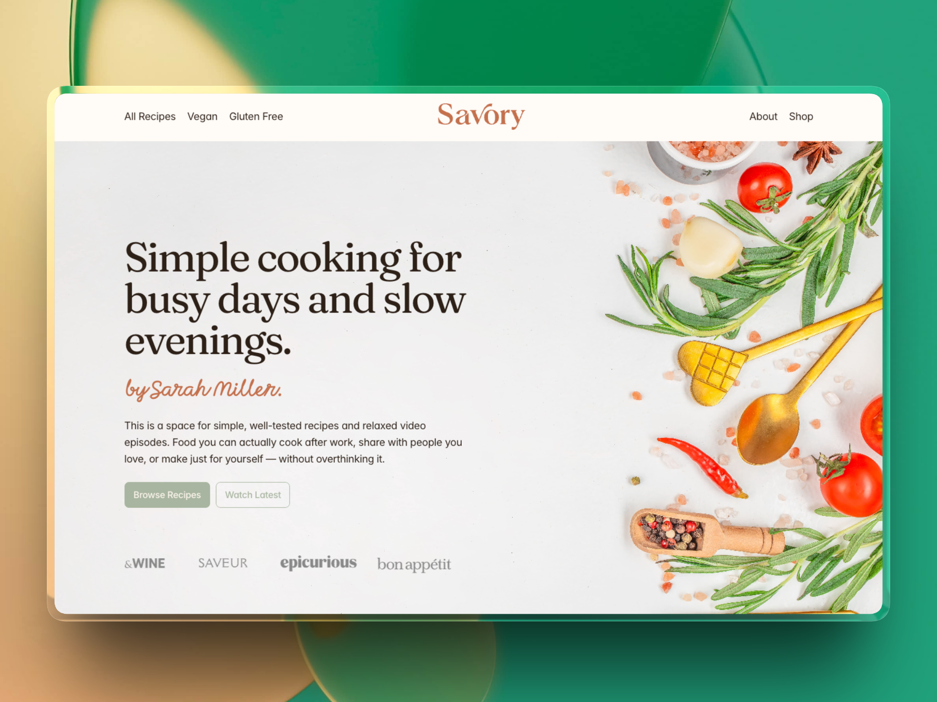 Example of Framer Landing Page Design + Development