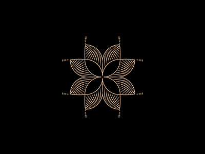 flower agency brand branding design identity illustration logo luxe new ui