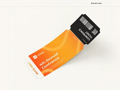 Brandbook - Looply 3d branding graphic design logo ui