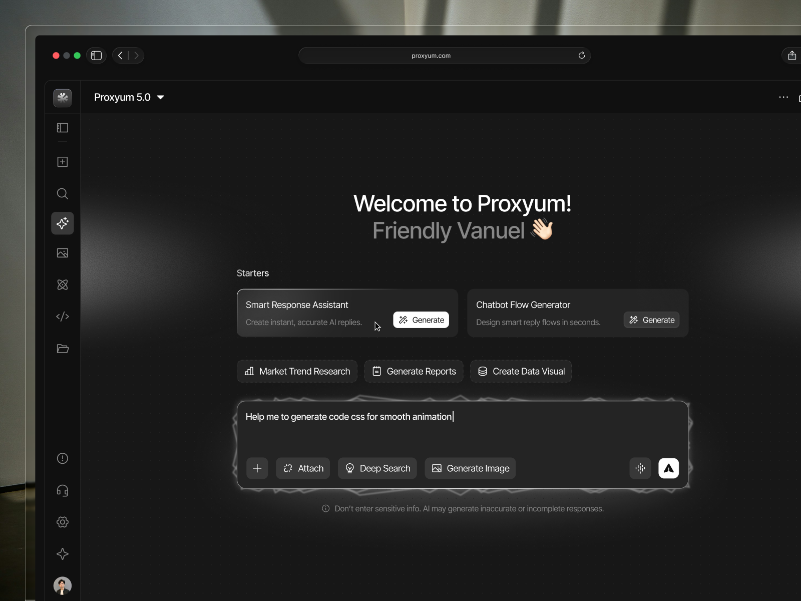 Proxyum - AI Platform Dashboard ai ai platform dahsboard chatbot clean cool design dark darkmode dashboard light modern dark mode modern minimalist platform simple texture ui uiux ux webapp white