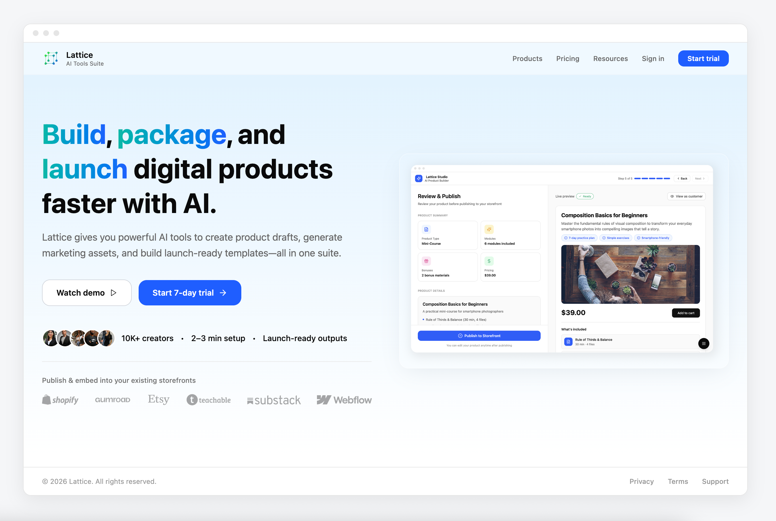 AI Product Builder Lattice Studio | UX/UI | Product Design ai tool app design dashboard figma mobile app product design saas ui uiux user experience ux ux design wireframe