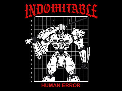 Indomitable Co. - Robot branding gundam illustration mech robot shirt design streetwear tattoo