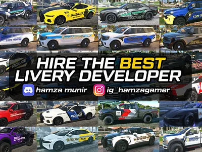 Hire the best livery designer! design fivem gaming graphic design gta gtaroleplay