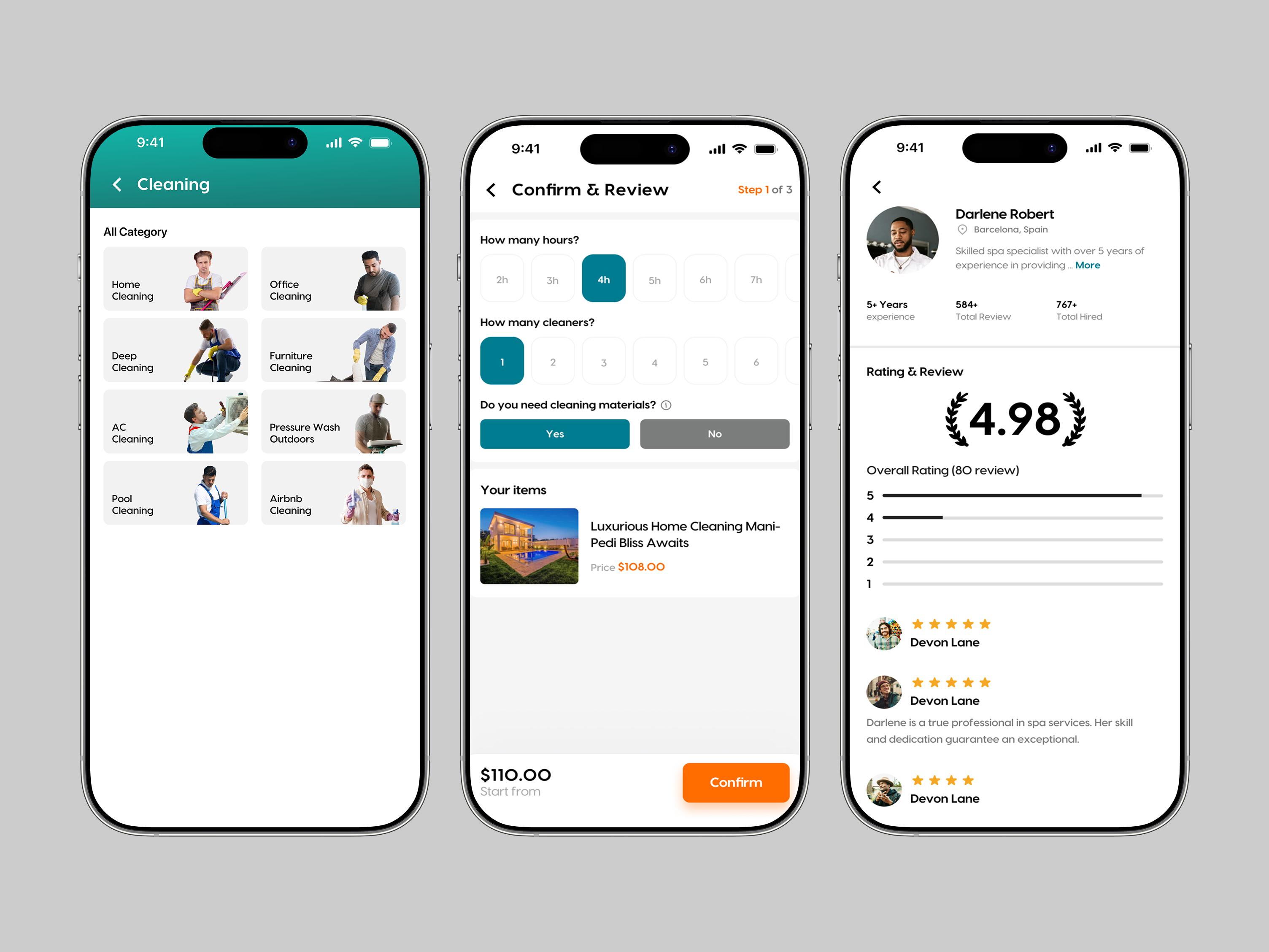 Urbanix — Service Booking App Design add to cart app app design booking app booking website cleaning services home service ios mobile mobile app mobile ui on demand app product design repairing services service app service booking app ui ux wavespace web design