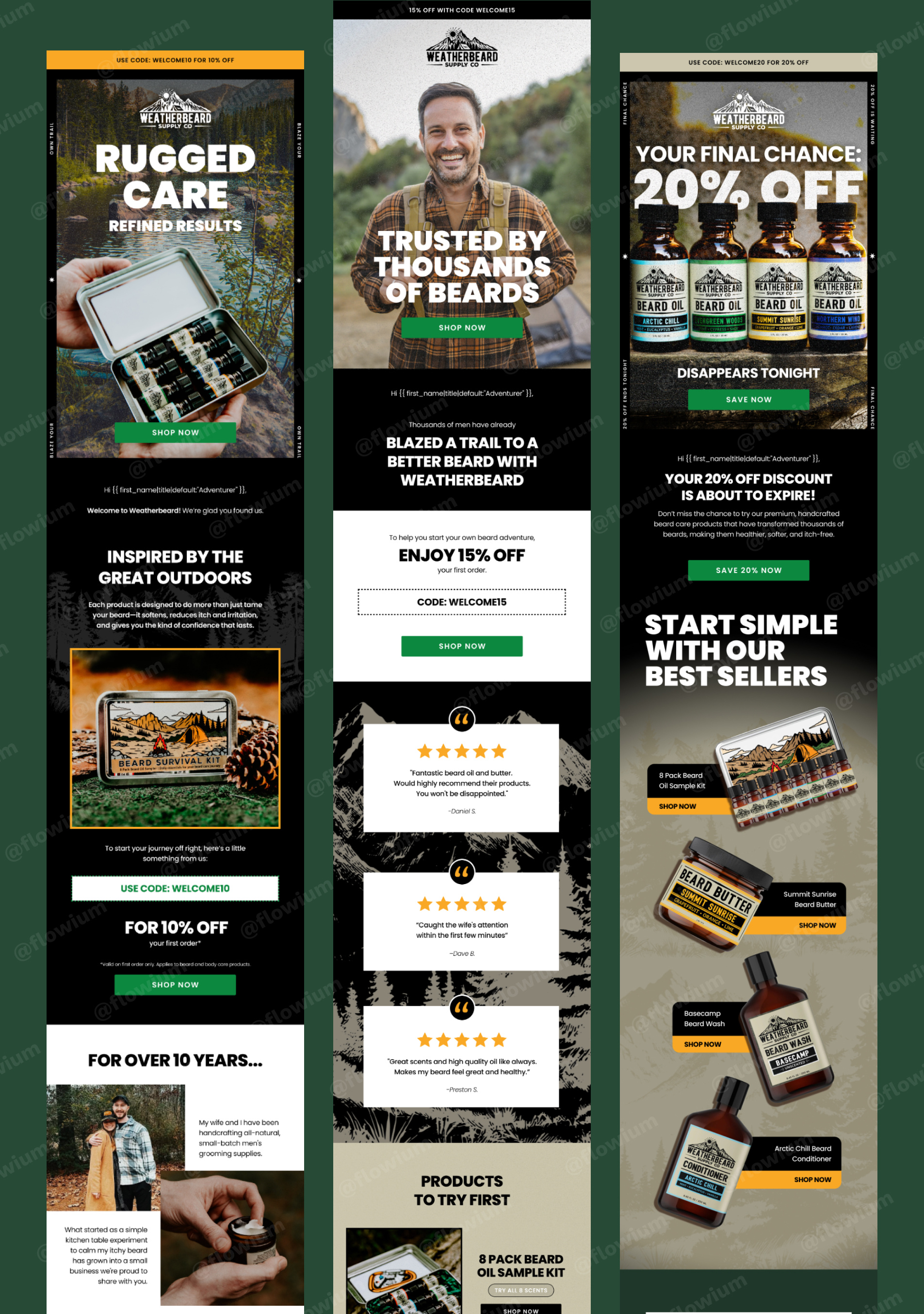 Email Design for Men’s Grooming eCommerce Industry email email design email marketing klaviyo klaviyo email design newsletter newsletter design