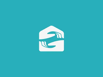 House and Hands brand identity branding branding concept care giver community donation hand hands home house kindness logo logo design logofolio logomark orphanage real estate reformatory social take care