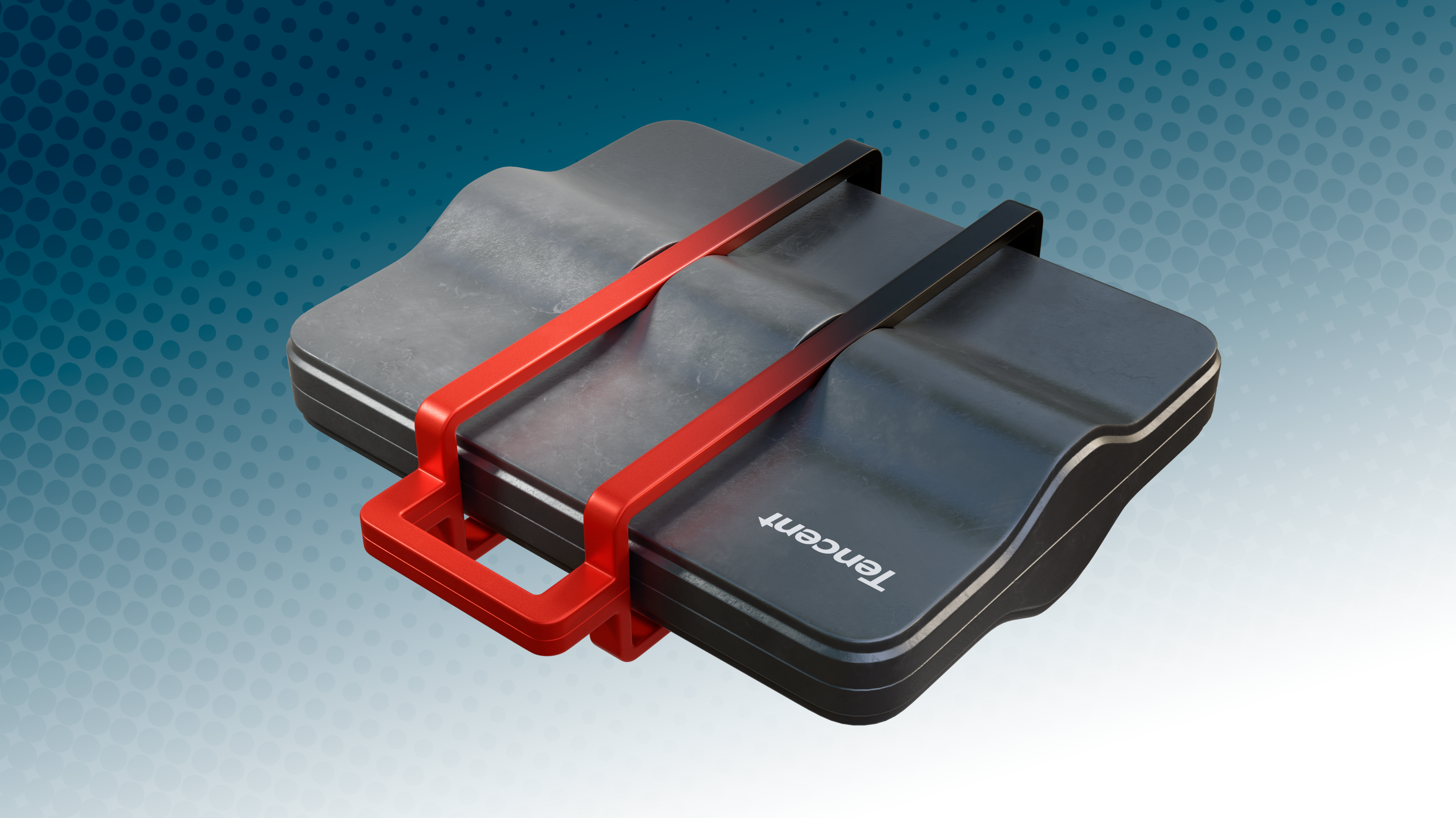Reliable suitcase 3d blender branding graphic design